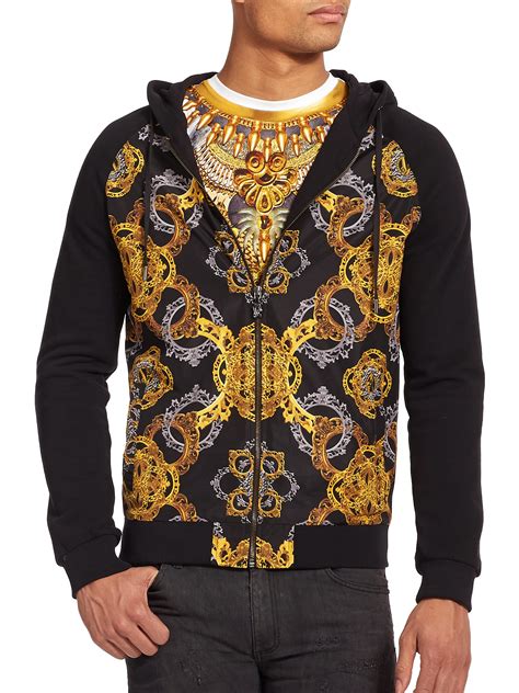 versace mens hoodie|versace hoodie men's sale.